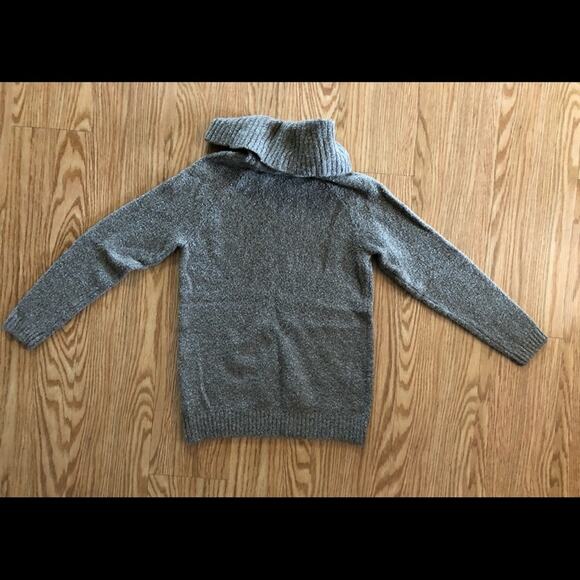 L.L. Bean Brown Wool Cowl Sweater Womens Medium Petite - Picture 6 of 10
